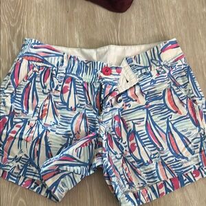 Lilly Pulitzer Blue and Pink Callahan Red Right Return